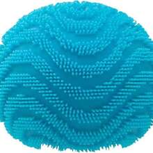 Round Stress-Relief Spiky Ball, Stress-Relief Squeeze Toy, Squeeze And Decompress Colored Ball - 藍色 - 查看 7