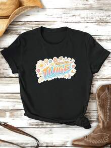 Women T-Shirts - Black - View 2