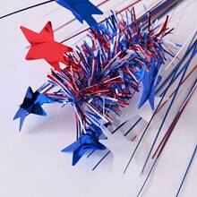 4th Of July Patriotic Metal Decorations, Blue Red White Star Centerpiece, Independence Day Celebration Supplies, Memorial Day Decor - View 6