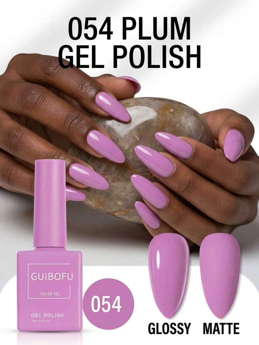1 pieza Esmalte de uñas en gel No.054 de la marca GUIBOFU