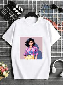 Women T-Shirts - White - View 1