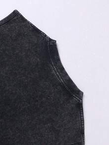 Disney Lilo & Stitch "Experiment 626" Vintage Washed Sleeveless Tee - Black - View 3