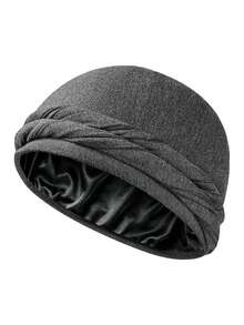 Awegeo 1pc Unisex Solid Color Double Layer Woven Headscarf - Versatile Fashion Headwear, Casual & Comfortable, Soft & Breathable, Ideal Accessory For Daily Wear - A - View 15