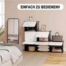 Mobiletti porta scarpe - 10 scomparti - 94 x 180 x 36,5 cm - Visualizzare 5