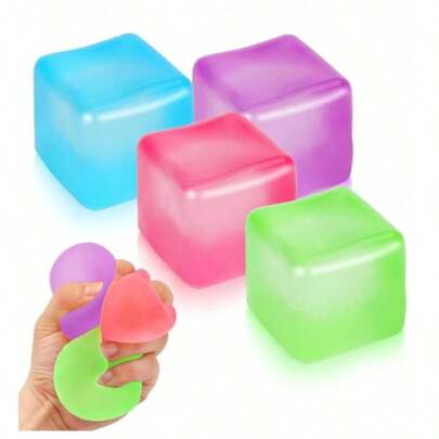 1 pieza Cubo de presión, juguete de apretón, bola de alivio de estrés, cubo de descompresión, bola de masa de modelar