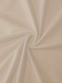 Round Neck T-Shirt With  Paris Print For Summer - Apricot - View 4