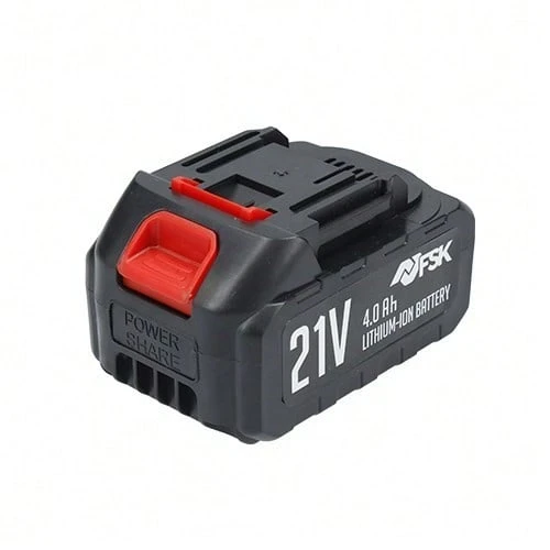 TM Electron Batteria di ricambio ad alte prestazioni Ferrestock FSKBAT003 da 21 V, 4 Ah, compatibile con FSKTAB002, FSKMTS001, FSKMTS002 e FSKTPE001. - A - Visualizzare 1