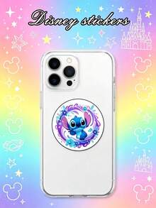 Bộ sưu tập sticker Disney Stitch, 1/12/24/36/48/100/150 miếng, sticker tròn dễ thương chủ đề Lilo & Stitch, decal vinyl chống thấm nước dành cho trẻ em và thanh thiếu niên, sticker Stitch họa tiết hoa pastel đẹp mắt dùng để trang trí bình nước, laptop, ốp điện thoại, sổ lưu niệm, quà tặng tiệc tùng, quà cho người hâm mộ Stitch. - tròn - Xem 6