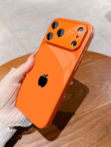 1 chiếc ốp lưng điện thoại kiểu dáng doanh nhân tối giản màu đen sang trọng với logo Apple, kính cường lực cửa sổ lớn bảo vệ camera, tương thích với iPhone 17/17Pro/17ProMax/17Air/16/16Pro/16ProMax/16Plus/15/15Plus/15Pro/15ProMax/14/14Plus/14Pro/14ProMax/13/13Pro/13ProMax/12/12Pro/12ProMax/11/11ProMax, bề mặt mờ chống rơi, lớp phủ kim loại cao cấp bảo vệ toàn diện. - Nhiều màu - Xem 6