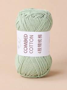 1 Roll 4-Ply Combed Cotton, Mint Green #31 - Green - View 3