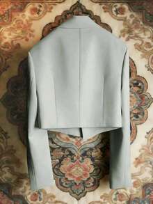 Women Lightweight Blazers - 薄荷綠 - 查看 3