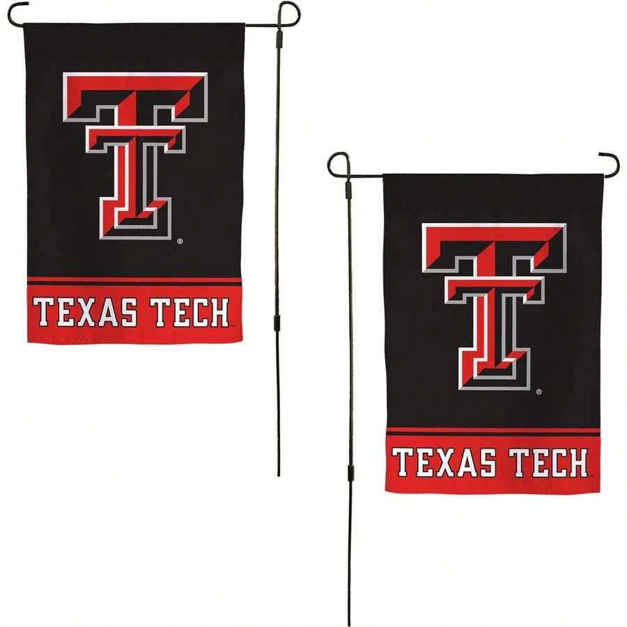 Desert Cactus Texas Tech University TTU Garden Flag – 19 X 12 Inch Texas Tech Red Banner, For Outdoor Display And Events (Design A).Jpg - A - View 1
