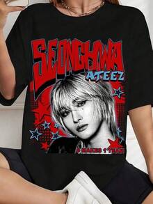 Women T-Shirts - Black - View 1