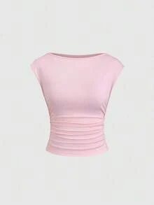 Set de 3 piezas de top/camiseta ajustada con espalda descubierta, transpirable y que absorbe la humedad para mujeres - Multicolor 11 - Ver 5