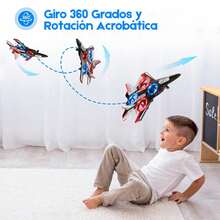 Kids Remote Control Airplanes & Jets - Red - View 3