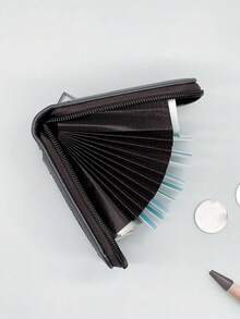 KAIDUCH Ví đựng thẻ đa năng, thiết kế thời trang và đơn giản, tiện dụng cho du lịch hàng ngày. - Xám - Xem 2
