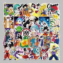 50pcs Cartoon Stickers Suitable For Children DIY, Graffiti, Skateboard, Notebook, Water Bottle, Motorcycle, Toy Stickers - Black - View 2