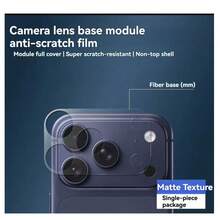 XINHONGYU 3pcs Camera Lens Protector Film For IPhone 17 Pro Max/17 Pro/17 Air/17, Elastic Transparent Soft Film, Full Transparent Protection Without Affecting Pixels, Scratch-Resistant, Durable And Easy To Install - Clear - View 6