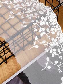 1 Yard Embroidered Lace Trim, 13cm Wide, DIY Bridal Lolita Decor Accessory - C - View 7