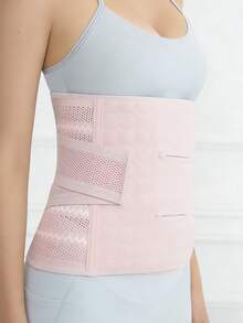 Faja Postparto Ajustable para Cesárea y Parto Natural.Soporte Abdomen y Cintura, Recuperación. - Albaricoque - Ver 11