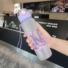 1pc 700ml 26 Letter Water Bottle, Fun And Interesting, Can Be Assembled Into Different Words And Names, Leak-Proof, Enjoy The Fun Of The Water Bottle While Drinking, Suitable For Birthday Gifts, Holiday Gifts, Mother's Day Gifts, Children's Day Gifts - Multicolor - View 12
