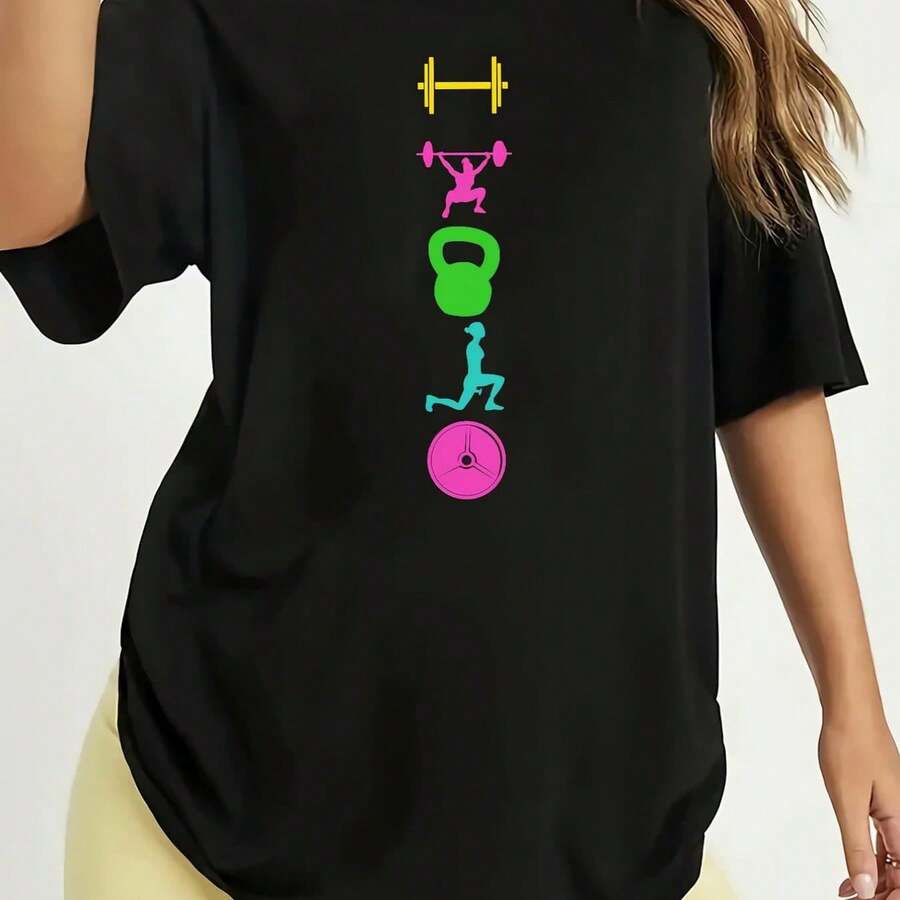 Camiseta Mujer Cuello Redondo Manga Corta Candy Candy Anime Retro Casual - Negro - Ver 1