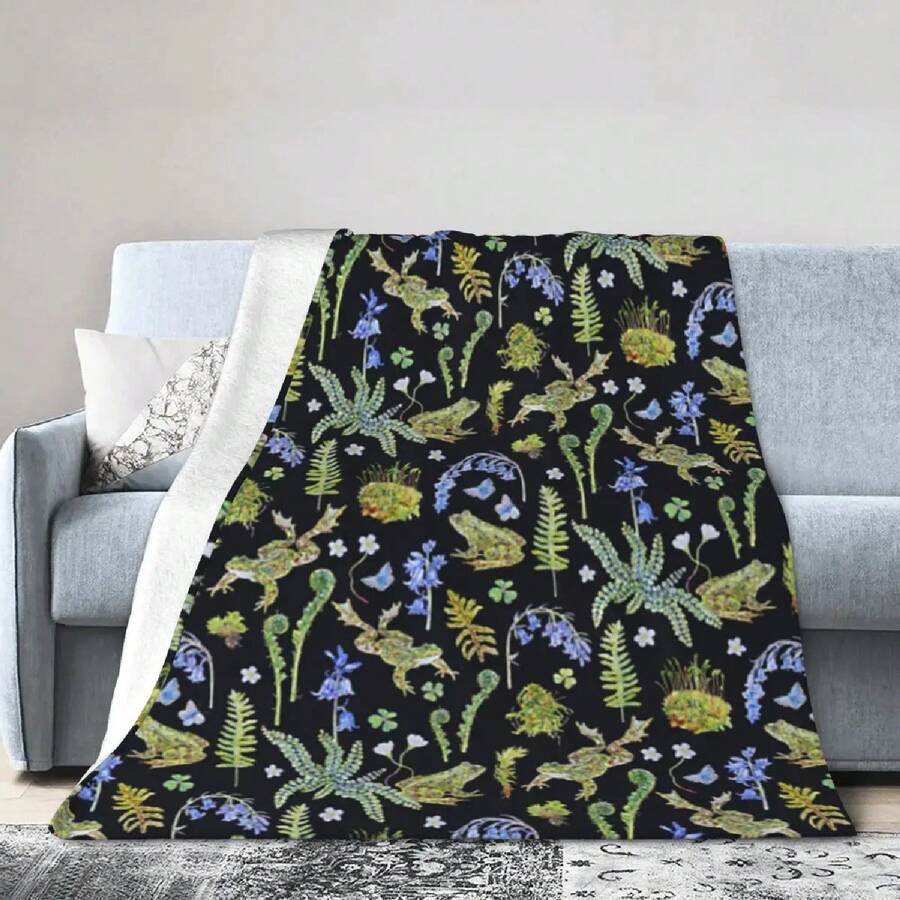 Frogs and Toads Ultra Soft er Fine Wool Blanket - 1 - Ver 1