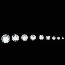 Classic Silvery Rhinestone Flatback Beads 3-12mm Mixed Size DIY Rhinestones Faceted Crystal Gem Patch For Art Clothing DIY, Sew On Glitter - Silver - View 9
