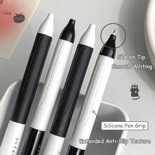 1 Set Animal Cat Dog And Cute Pink Rabbit Style Neutral Ballpoint Pen, Creative Rotating Cup Ballpoint Pen, 0.5mm, Quick-Drying Black Ink, Fun Stress-Relief Rotating Refill, Silicone Sleeve, Quick-Drying, 0.5mm Black Pen Suitable For Office, Back To School, Holiday Gifts. Diary, School, Office Supplies Cute Pen Suitable For Women And Men - MURA Pens - View 8