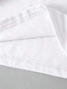 Soft 2026Camiseta casual de mujer con estampado de corazones y rayas, para veranocool pattern - Blanco - Ver 3