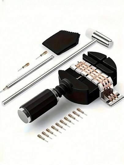 11pcs Watch Band Removal Tool Kit, Watch Strap Link Pin Remover Repair Tool Set, Ideal Gift For Watch Strap Adjustment, Sizing And Watch Repair