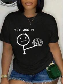Women T-Shirts - Black - View 7