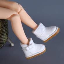 Para muñeca Blyth Joint ICY Licca 1/6, botas de nieve para el cuerpo, seis colores, zapatos de alta calidad, juguete para regalo - Blanco - Ver 6