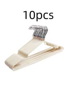 1/10/20pcs Thickened Dip-Dyed Clothes Hangers, New Thick Hangers, Adult Hangers, Dip-Dyed Non-Slip Seamless Drying Racks, Children Hangers - Multicolor - View 14