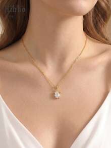 Hihho 1pc Ocean Series Summer Limited Edition Colorful Sea Turtle Necklace, Elegant Clavicle Chain, Versatile For Daily Wear And Vacation - Baby Turtles - View 2