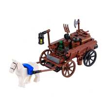Figuras de Caballeros Militares Medievales y Juego de Bloques de Construcción de Caballos de , Juguetes Militares Medievales con Accesorios para Niños, Regalo - SGM08 - Ver 33
