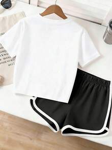 2026 Girls' Boys' Graphic Short Sleeve T-Shirt And Elastic Waist Shorts Set, Katseye Music Shirt, Katseye K-Pop Graphic T-Shirt, Katseye Gnarly T-Shirt, Katseye K-Pop T-Shirt, Gabriela Shirt, T-Shirt For Teenagers, Music T-Shirt Boys' T-Shirts Girls' Outfits Matching Mother-Daughter Wear TV-Inspired Gifts For Girls Teenage Girls' Clothing Boys' Apparel Gifts For Teenage Boys Children's Outfits Girls' Aesthetic T-Shirts Teenage Girls' Tops Teenage Girls' T-Shirts Teenage Girls' Clothing Girls' Jackets Boys' Apparel Girls' Outfits Teenage Girls' Tops Matching Parent-Child Wear Boys' T-Shirts Children's Clothing Gifts For Girls New Year Gifts - trắng - Xem 2