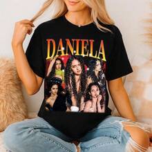 Dam-T-shirts - Svart - Visa 8