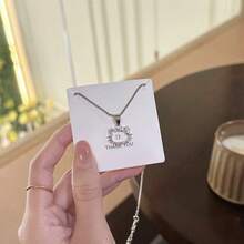 1 chiếc vòng cổ mặt dây chuyền hình nơ Hello Kitty dễ thương của Sanrio, món quà ngọt ngào và đáng yêu dành cho bạn thân. - A - Xem 4