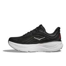 Men's HOKA Bondi 9 Black/Vermillion (1162011-BKVR) - Black - View 3