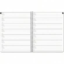 Password Journal/Password Organizer/Password Book/Password Keeper, 120 Pages - 8.5x 11, Durable Thick Translucent Cover, Wire-O Binding (LOG-120-7CW-PP-(PasswordLog)) - Default - View 2