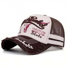 1pc New Breathable Unisex Letter Baseball Cap, Suitable For Casual, Outdoor, Photography, Outfit Matching, Travel, Can Be Folded For Easy Storage. Remember To Check The Cap's Instruction Manual After Receiving It. - Multicolor - View 12