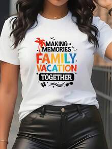 Vibrant And Colorful White Crew Neck Shirt, Perfect For Occasions Like Mother's Day, Father's Day, Easter, Valentine's Day, Anniversaries, And As A Valentine's Day Gift. Suitable For Both Men And Women. Loose And Comfortable. - White - View 1