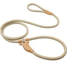 1pc 1.8M Multi-Functional Aesthetic Pet Leash, Provides 3 Sizes, Sliding Dog Leash, Nylon Material, Adjustable Collar Suitable For Small, Medium, Large Dogs, Durable Rope, Reflective Stitching, Round Rope Design, Non-Pulling, P-Shaped Chain & Rope Applicable For Walking Dogs & Outdoor Activities, Happy Dogs, Dog Supplies - Multicolor - View 9