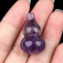 1pc 30x18mm Natural Gourd Shape Quartz Crystal Stone Beads For Diy Lucky Bracelet Necklace Jewelry Making Crafts - Multicolor - View 11