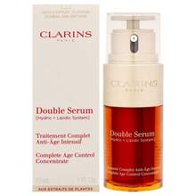 Double Serum Complete Age Control Concentrate By Clarins For Unisex - 1 Oz Serum - Aloe Vera - Xem 2