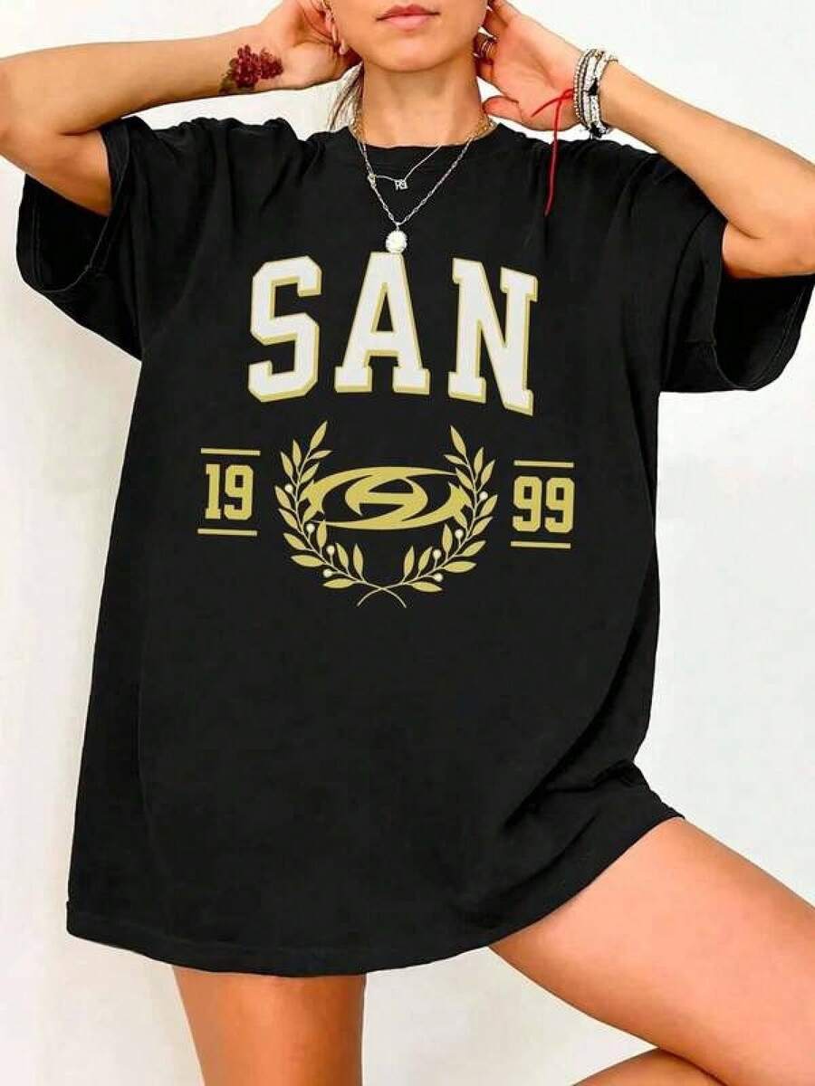Women T-Shirts - Black - View 1