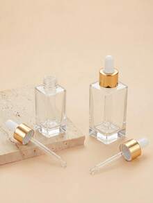 2pcs Amber Glass Dropper Bottles 10-30ml, Refillable For Travel, Essential Oils, Perfumes, Hair Oils, Practical Gift For Mother's Day, Women - Brown - View 6