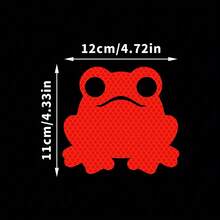 Frog Funny Waterproof Reflective Stickers - Durable PVC Material, Scratch-Resistant Decals, Suitable For Cars, Laptops, Trucks And Motorcycles | Cute Frog Design, Unique Gift Choice - 1 pcs - View 18