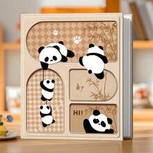 Album ảnh gia đình 6 inch, 200 ngăn, dung lượng lớn, có thể thêm trang, thích hợp cho gia đình, đám cưới, kỷ niệm, du lịch, tốt nghiệp, quà tặng lý tưởng. - 1PC - Xem 2